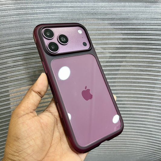 Transparent Silicone Side Border iPhone 17 Pro /18 Pro Case