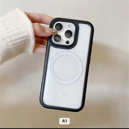 Transparent Hard MagSafe iPhone Case