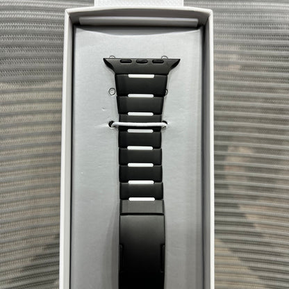 DualTone Metal & Silicone Hybrid iWatch Strap