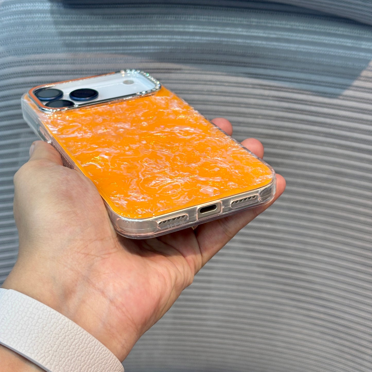 MarbleMuse Glitter iPhone Case
