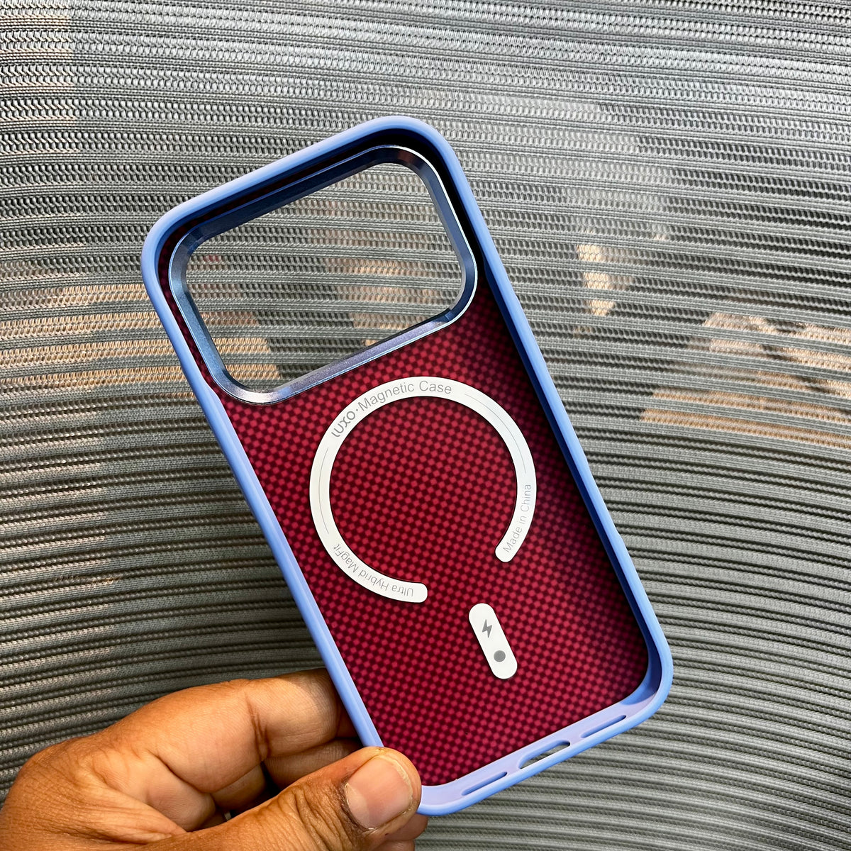 Carbon Fiber Gradient Embossed iPhone Case