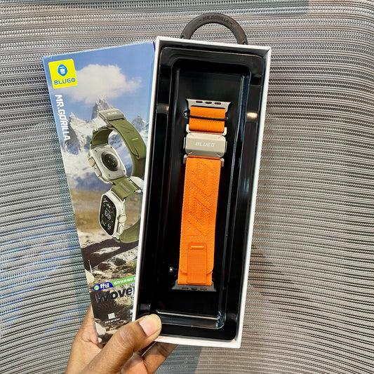 Woven Nylon Lock Watch Band