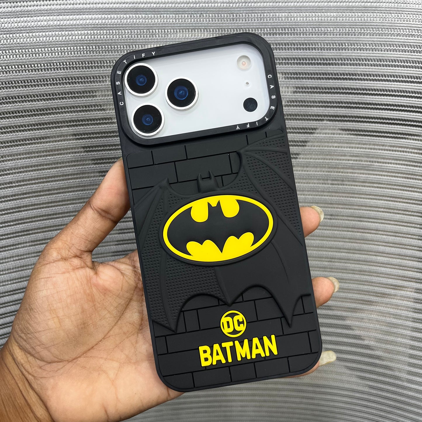 Premium 3D Embossed Printed iPhone 17 Pro Case