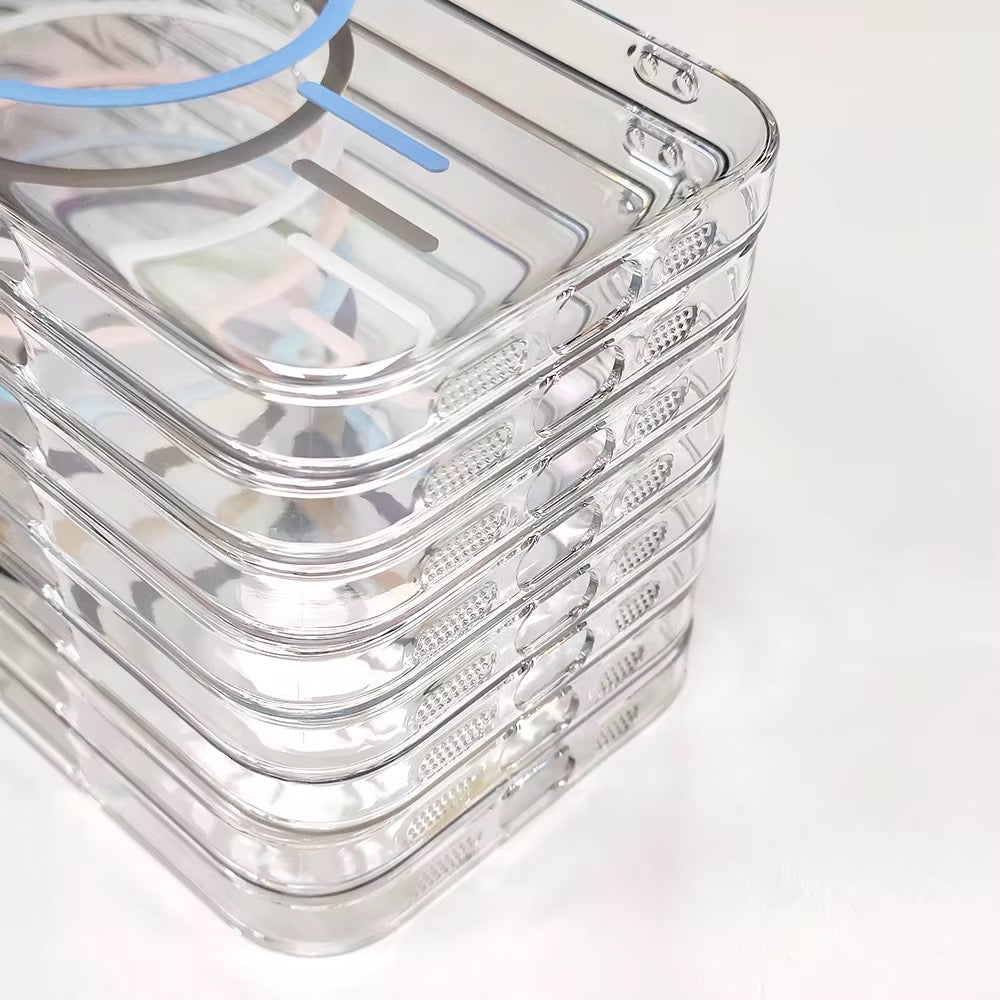 Anti-Yellow Transparent MagSafe iPhone Case