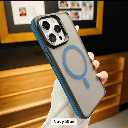 Tinted Matte Hard Magsafe Case with Color Border for iPhone