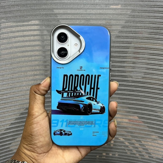 Glossy Car Print Protective iPhone 17 Case