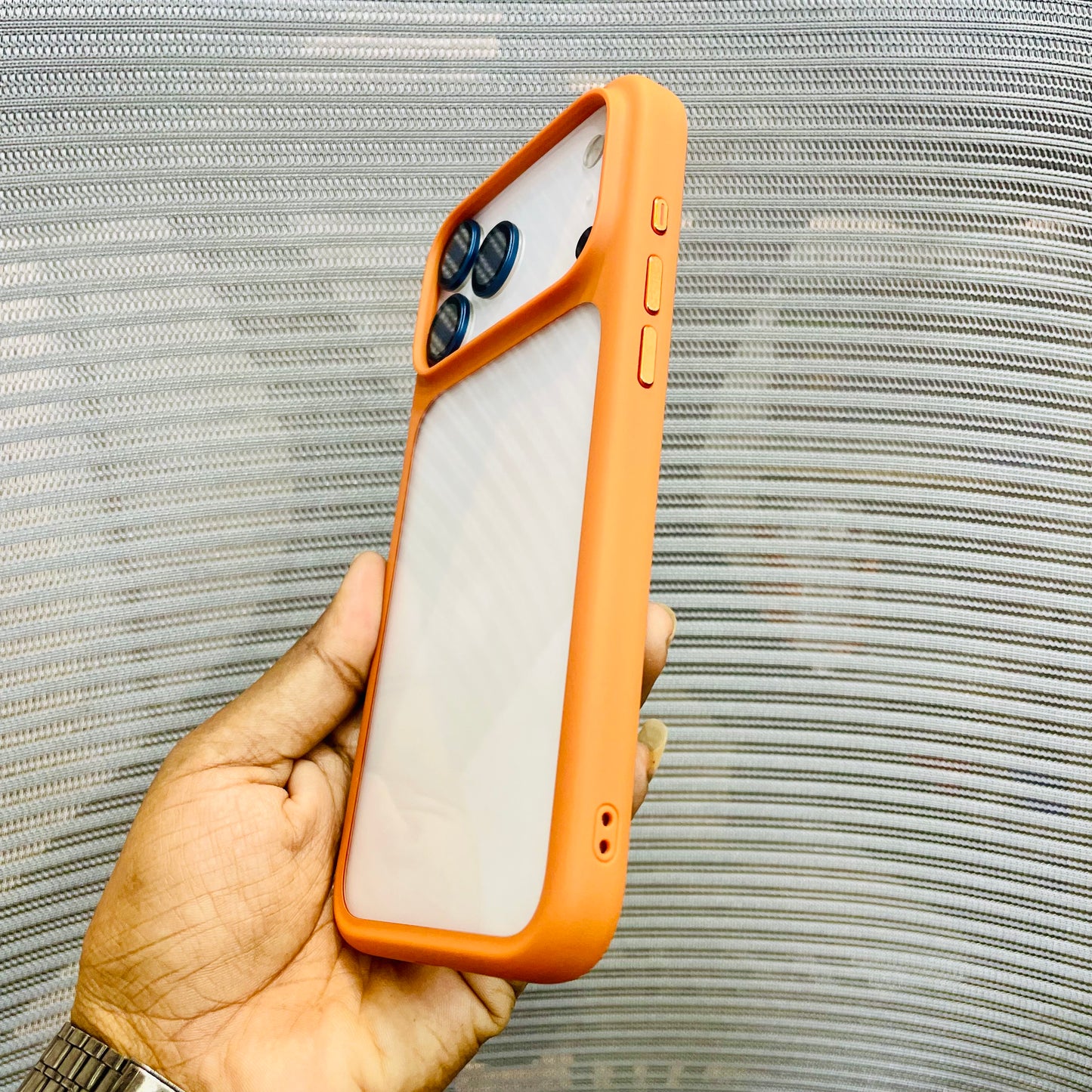 EdgeView Transparent Shock iPhone 17 Pro Max Case
