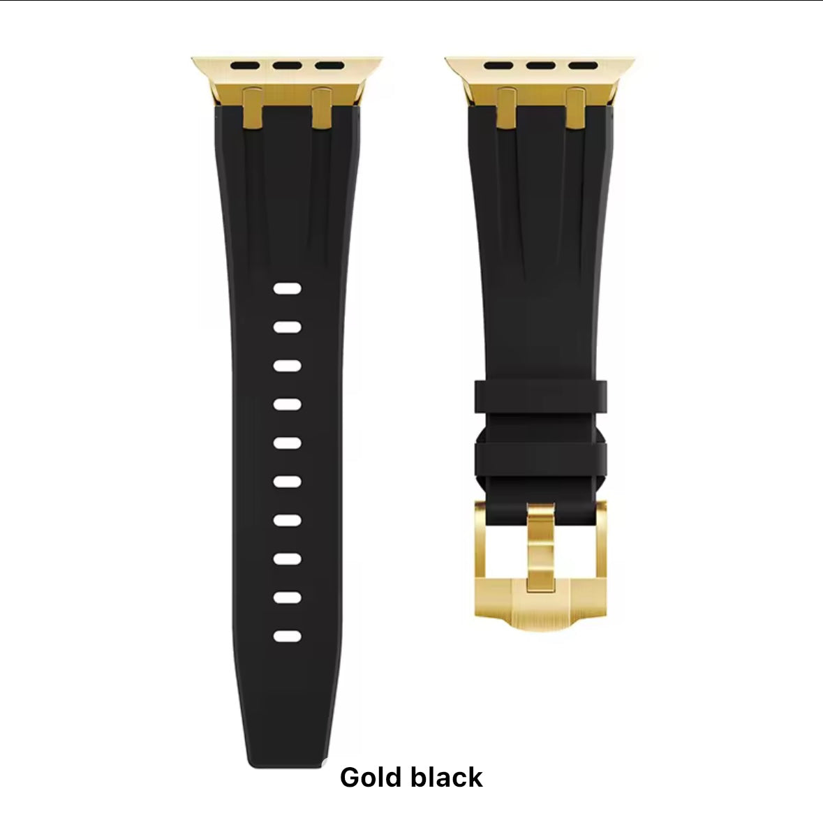 Rubber with Metal Buckle Apple Watch Strap