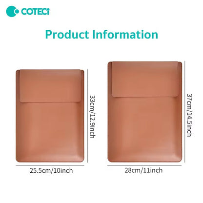 FlexiFold Multifunctional Leather Laptop Liner Bag