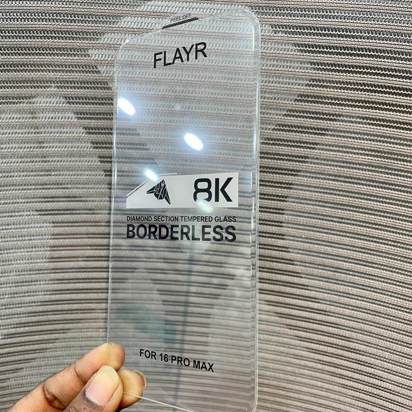 Flayer 8K Borderless Tempered Glass