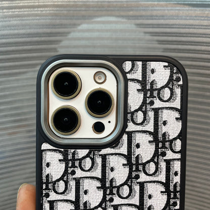 LogoLuxe Leather iPhone Case