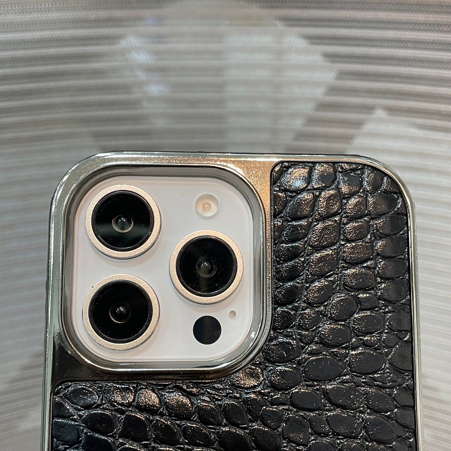 Leather Logo iPhone 16 Pro Max Case