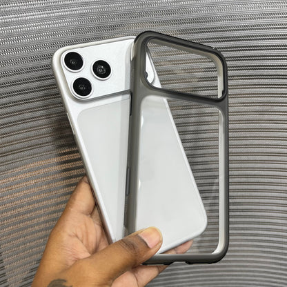Transparent Silicone Side Border iPhone 17 Pro /18 Pro Case