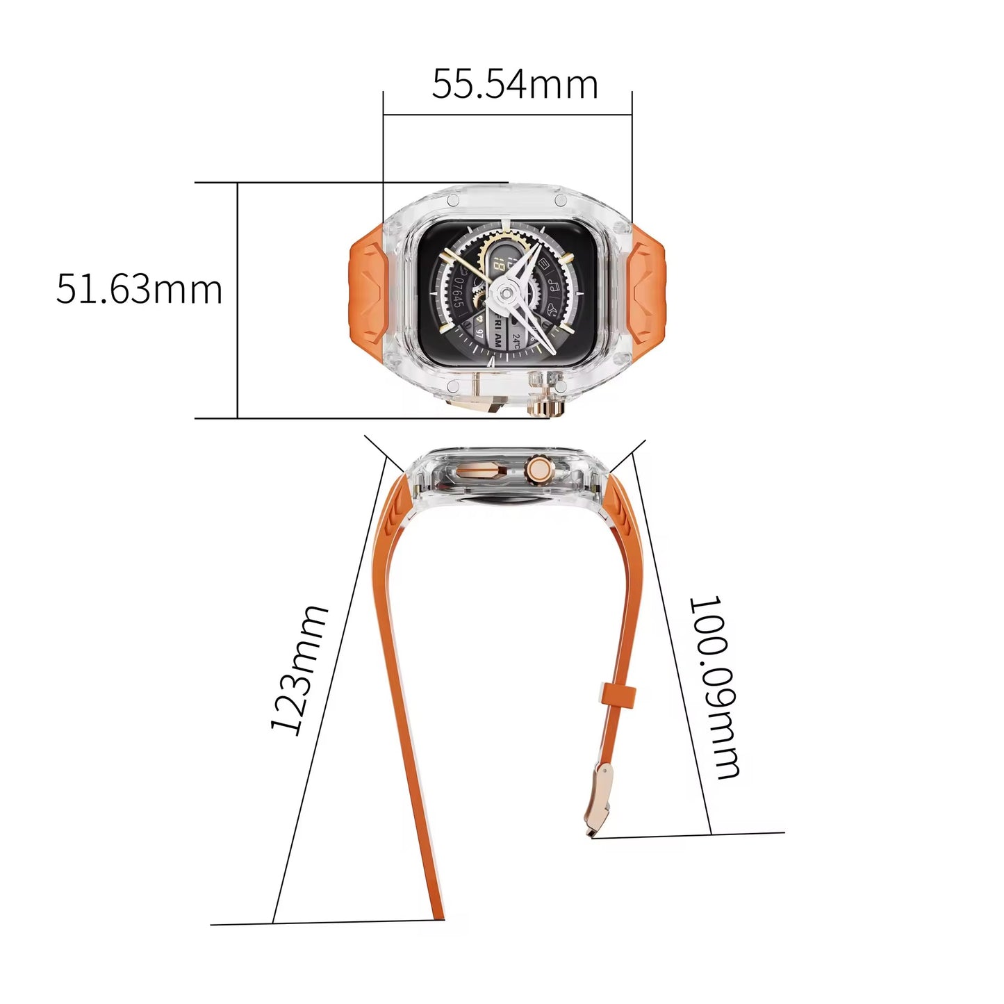 TimeGuard Pro Apple Watch Strap & Case Set