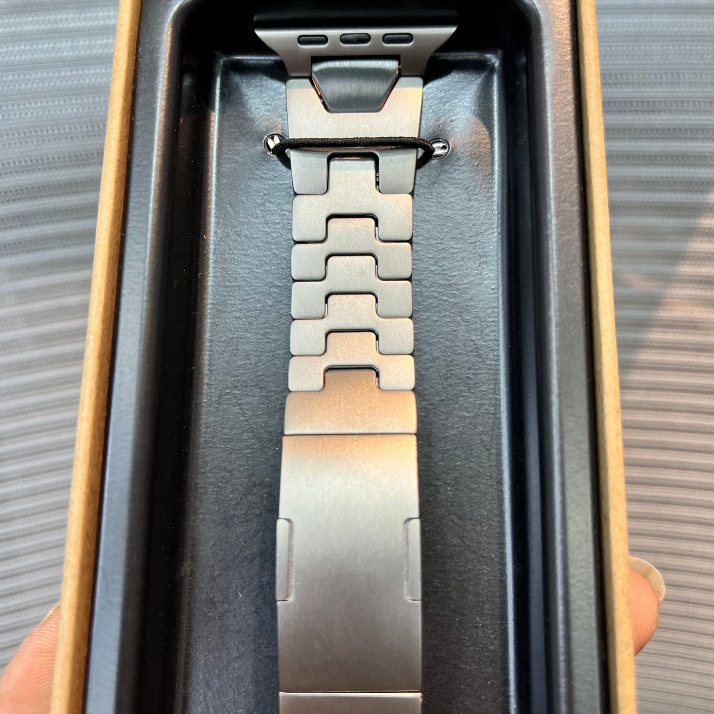 Premium Stainless Steel Press-Lock iWatch Strap