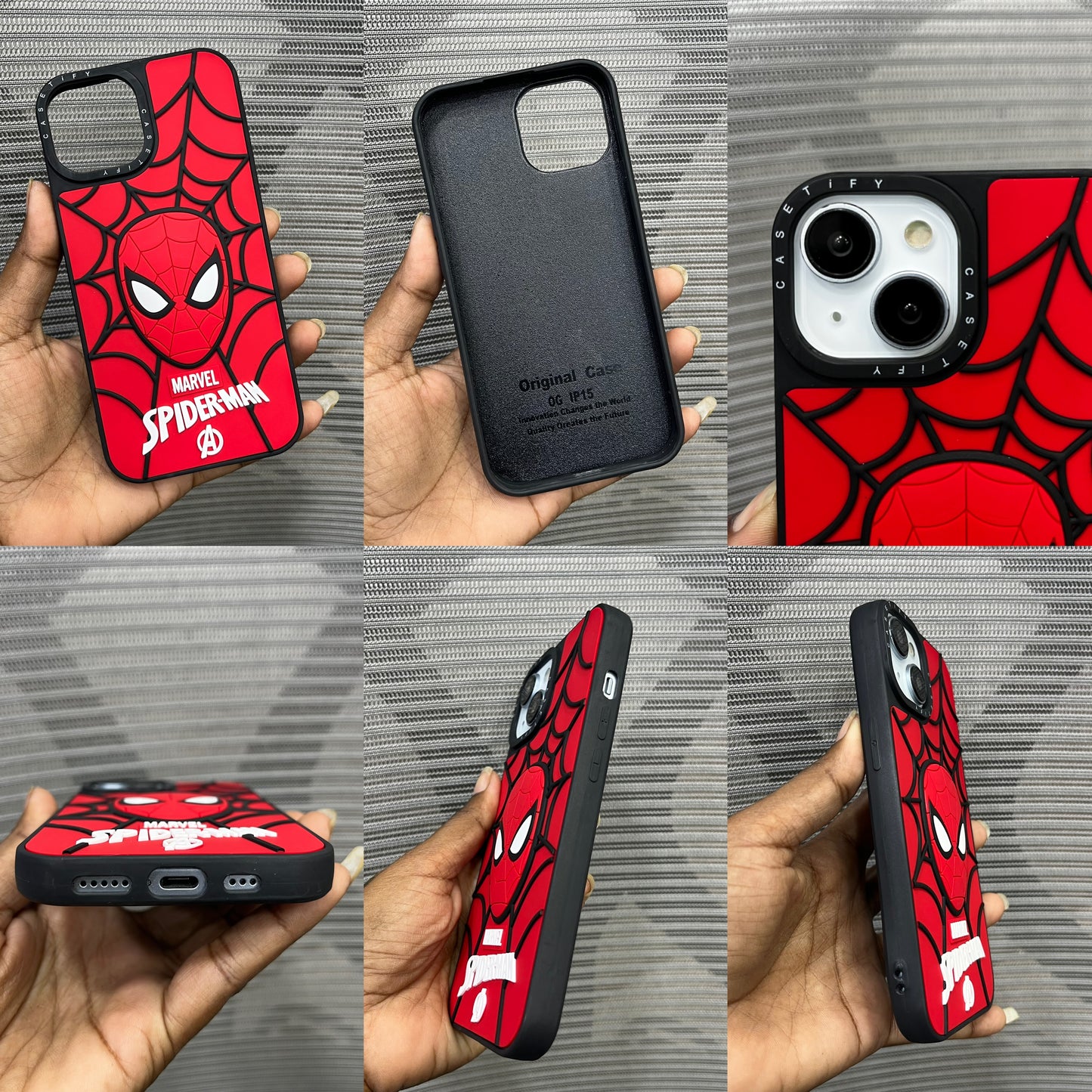 Premium 3D Embossed Printed iPhone 15 Plus Case