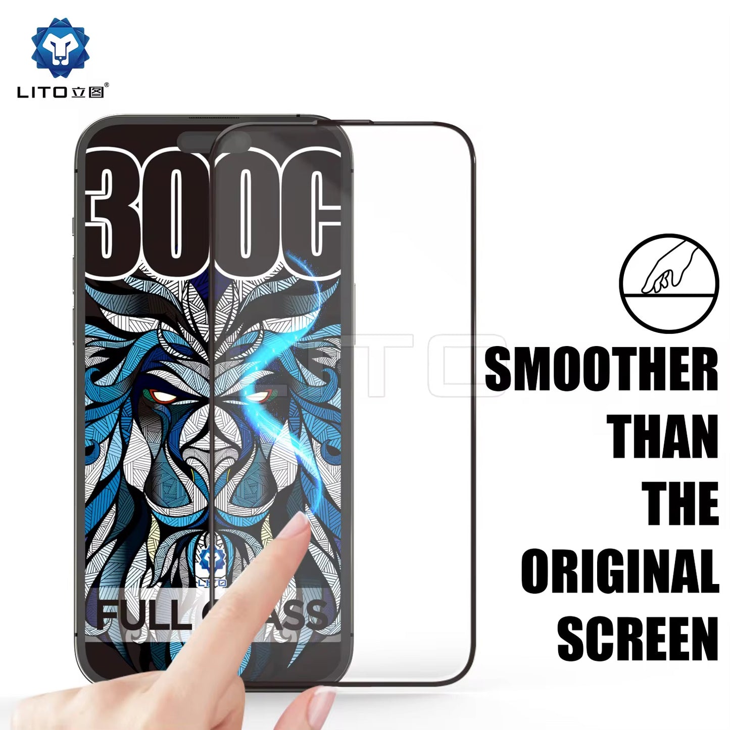 LITO - Clear Tempered Glass iPhone Screen Protector
