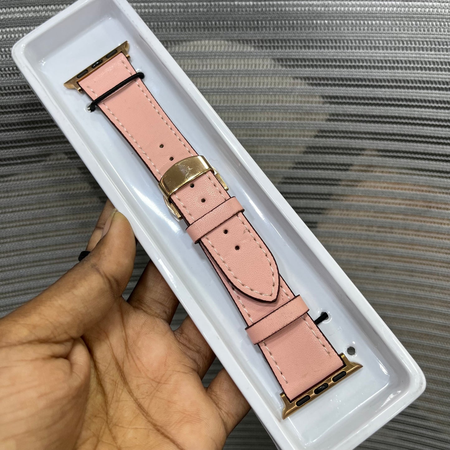StitchLuxe Leather iWatch Strap