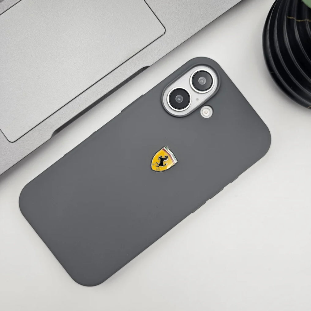 Premium Silicone Solid Hard Case for iPhone