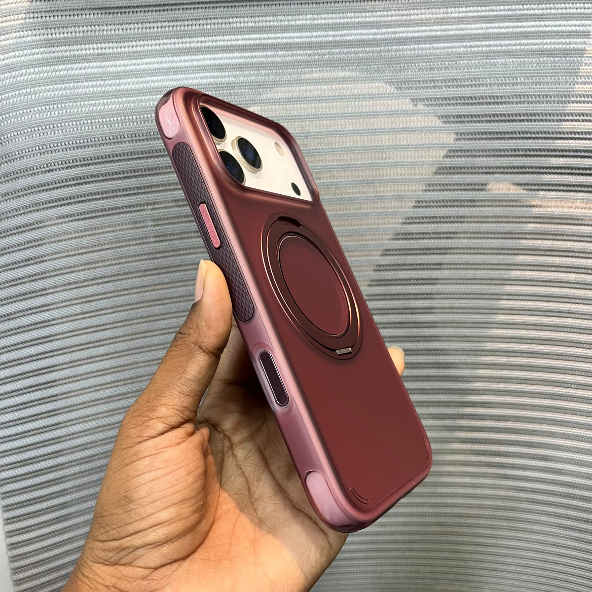 Tinted Matte Armor Stand iPhone 17 Series Case