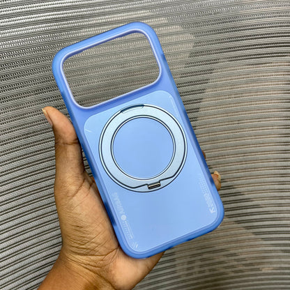 Premium AirBag Anti-Collision Metal Stand iPhone Case