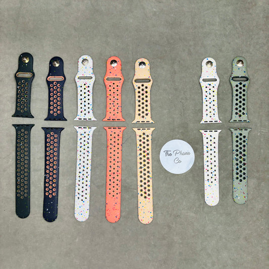 Silicone Sports Apple Watch Strap for 38 / 40 / 41 / 42 / 44 / 45 / 49 mm