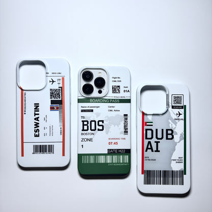 Bon Voyage Printed iPhone Case