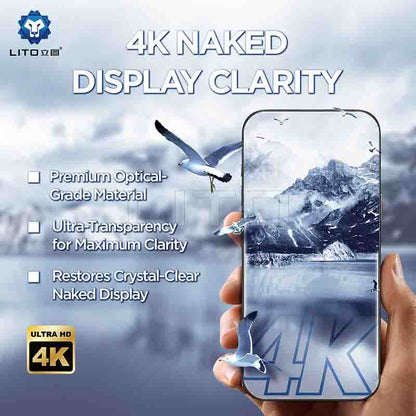 LITO - 4K Clear Tempered Glass iPhone
