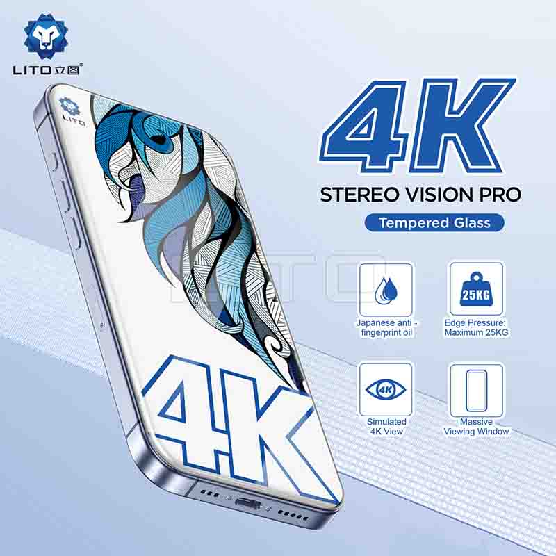 LITO - 4K Clear Tempered Glass iPhone