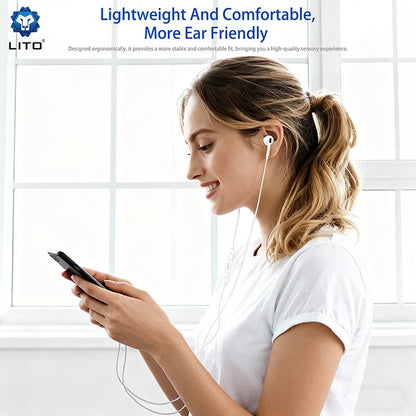 LITO Type-C Stereo Wired Earphones