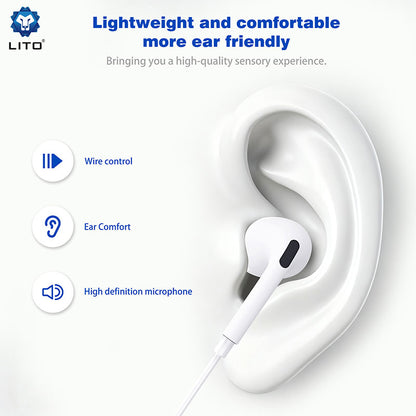 LITO Type-C Stereo Wired Earphones