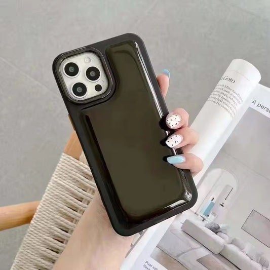 Soft Silicone Color Transparent Case for iPhone