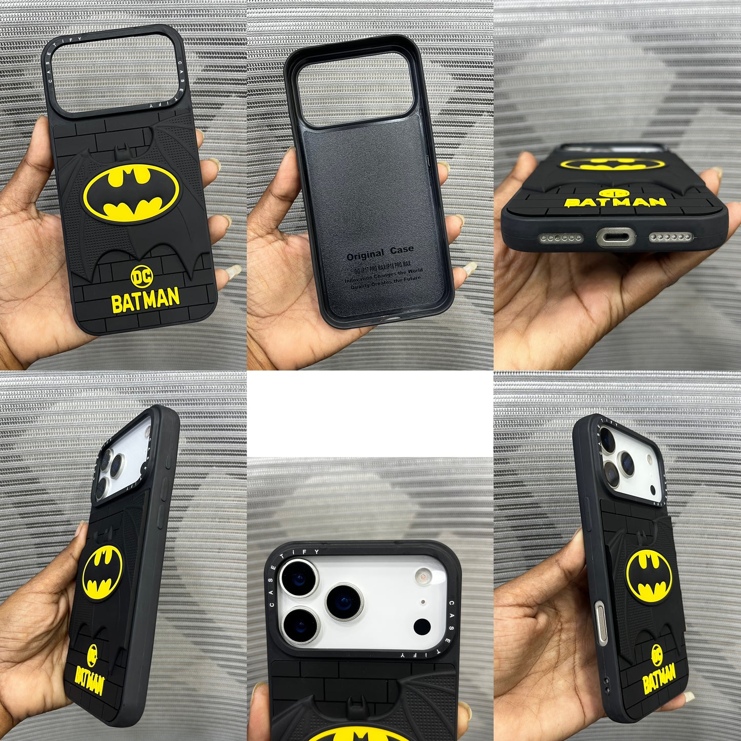 Premium 3D Embossed Printed iPhone 17 Pro Case