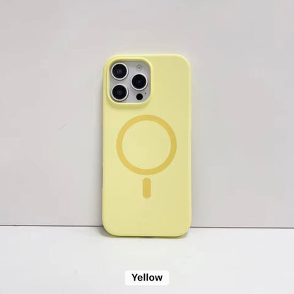 Silicone MagSafe Hard Case for iPhone