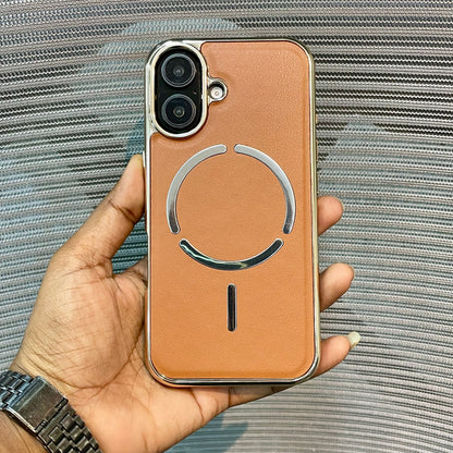 LeatherAura MagSafe Protective iPhone 17  Case