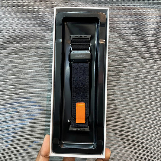 Woven Nylon Lock Watch Band