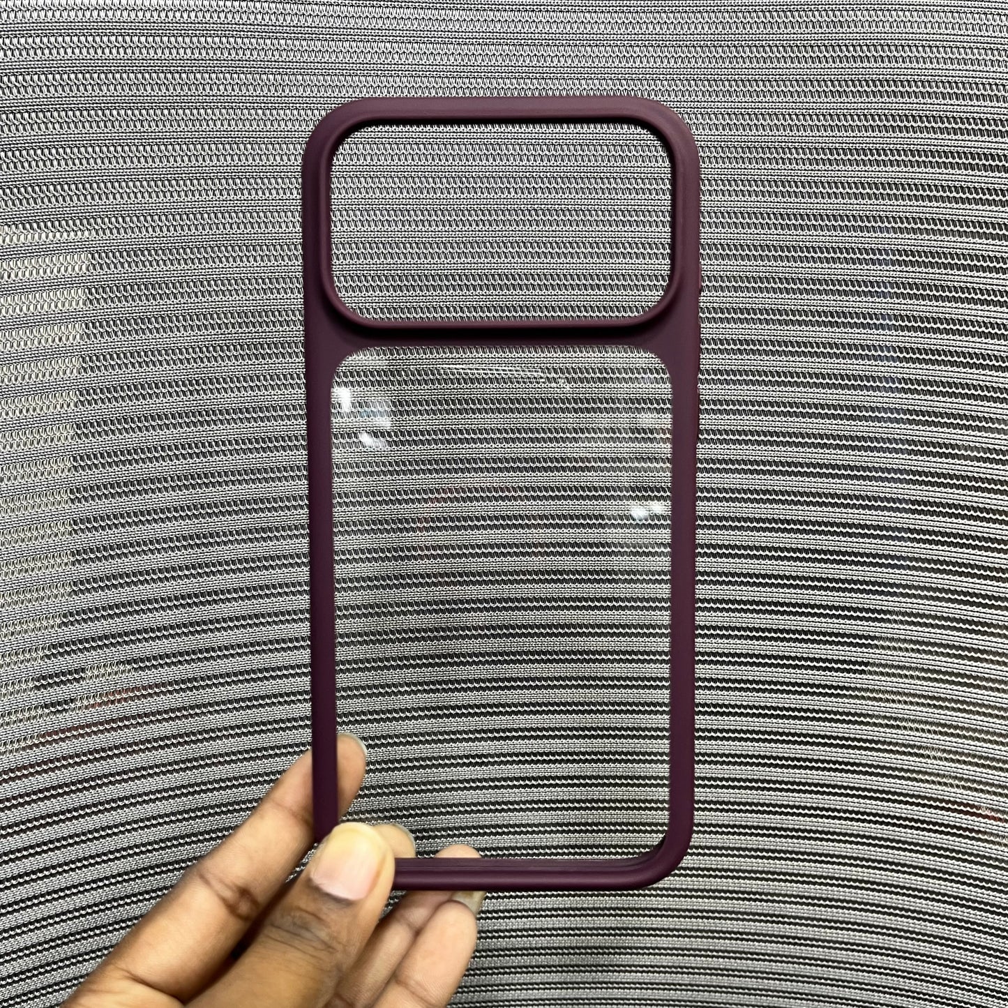 Side Border Crystal Shield iPhone 17 Pro Max Case