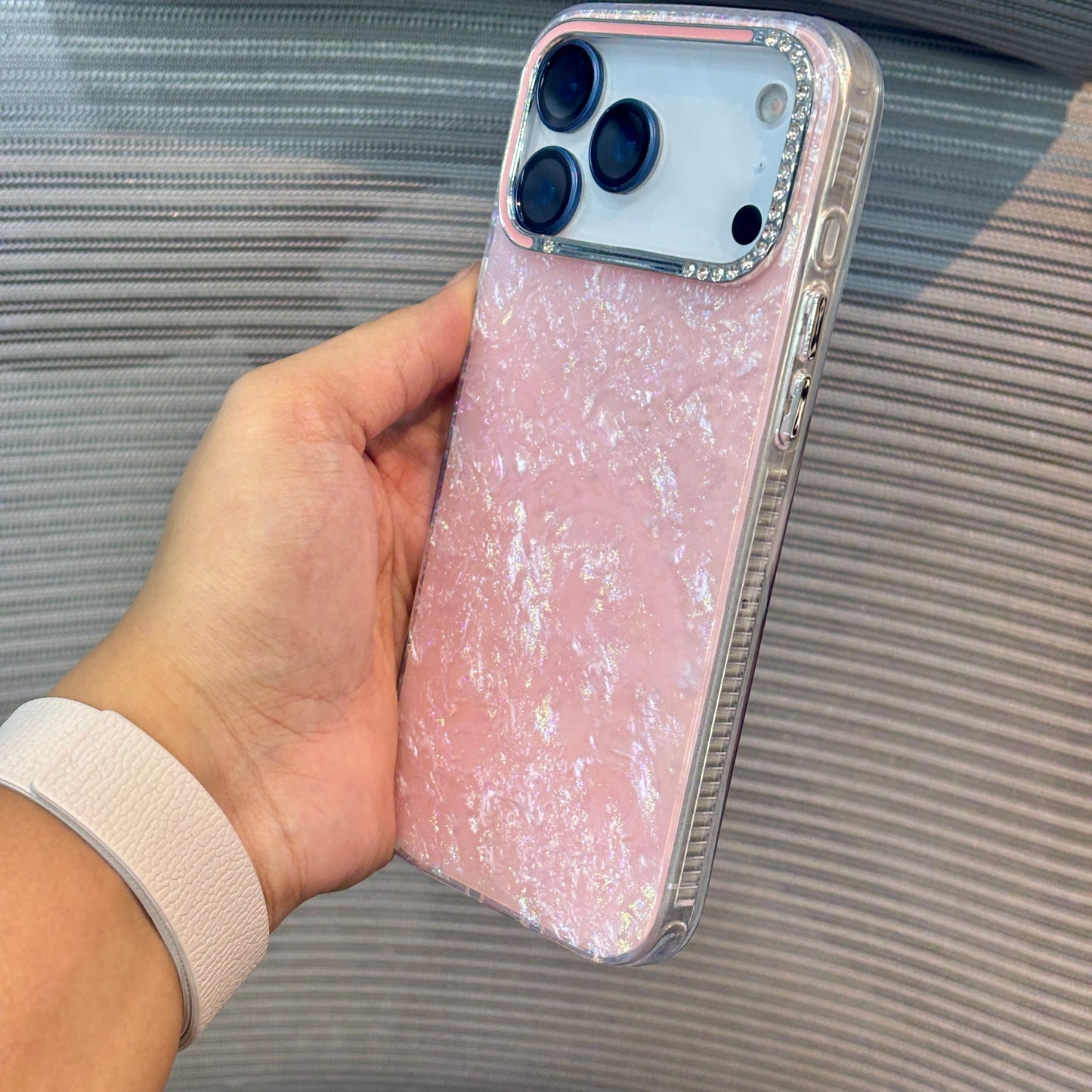 MarbleMuse Glitter iPhone 15 Series Case