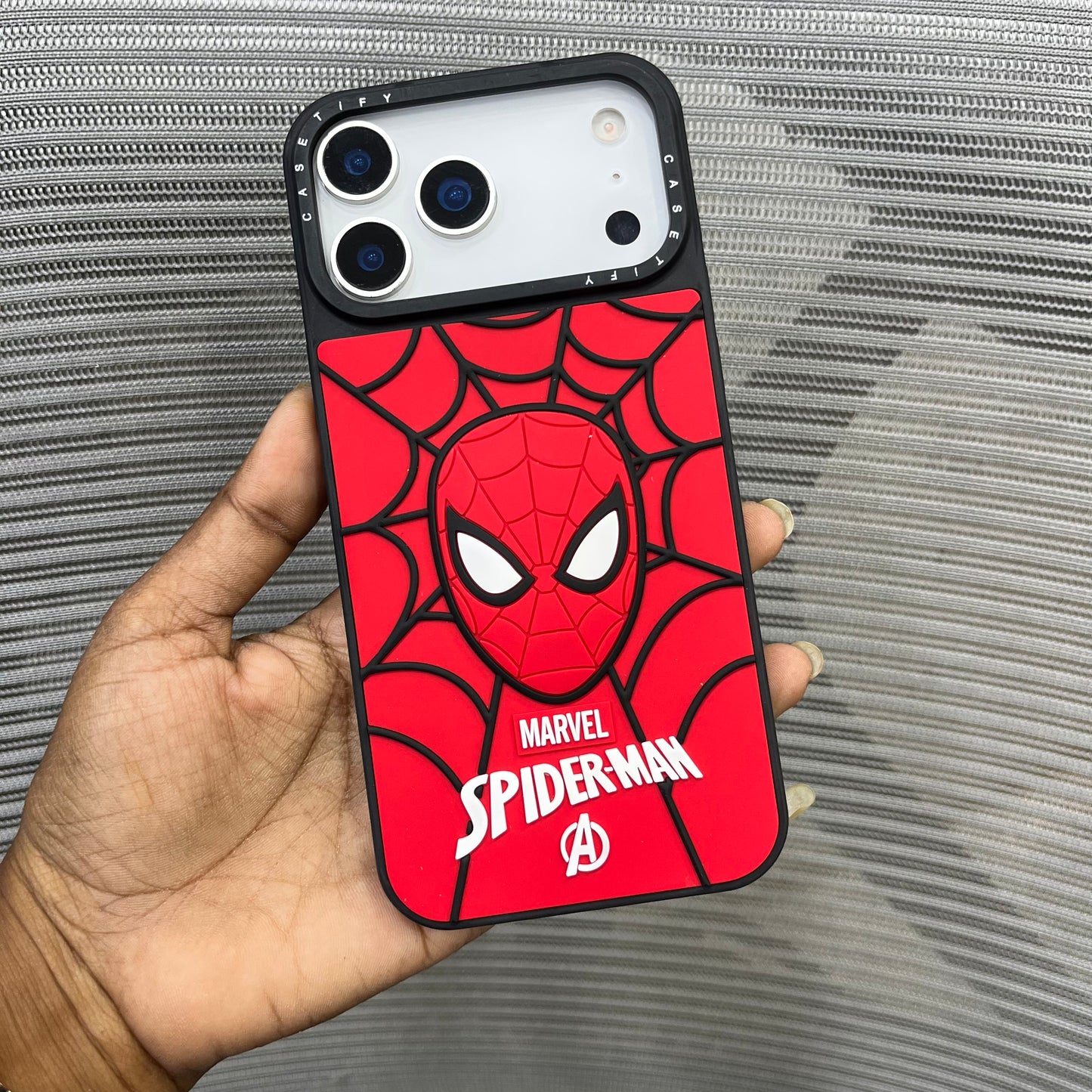 Premium 3D Embossed Printed iPhone 17 Pro Case