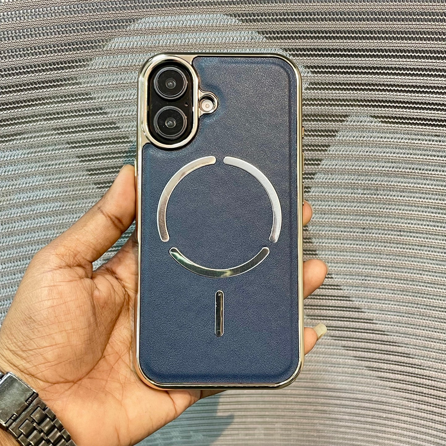 LeatherAura MagSafe Protective iPhone 17  Case
