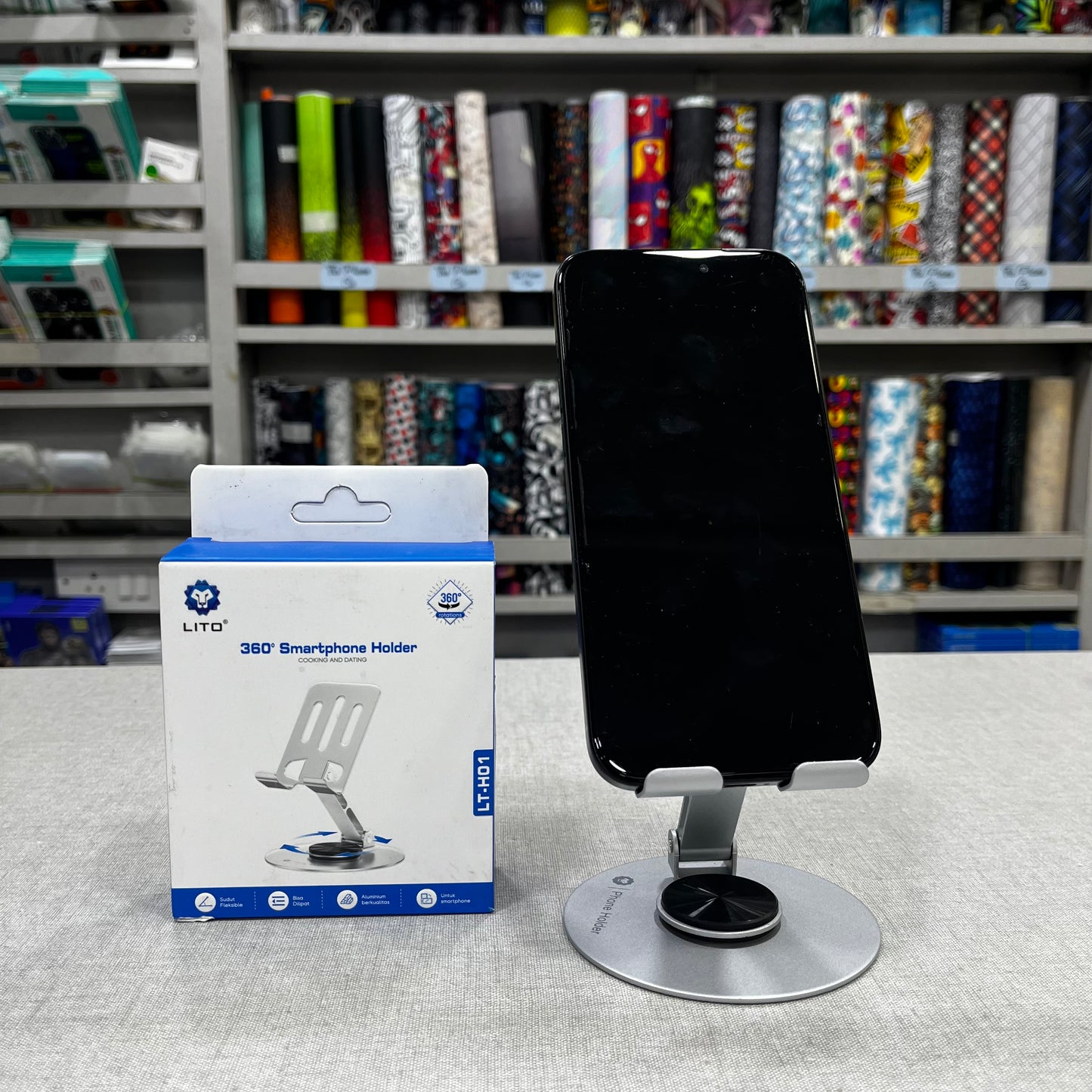 Premium 360° Rotatable Aluminium Phone Stand
