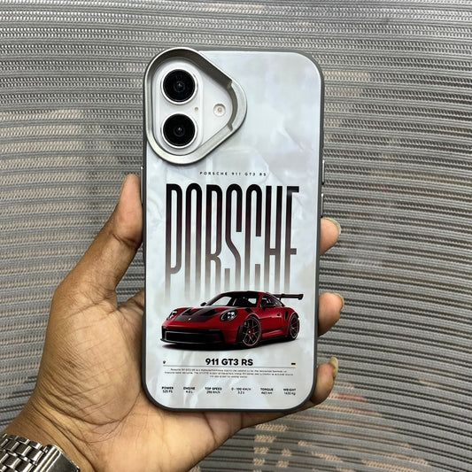 Glossy Car Print Protective iPhone 17 Case