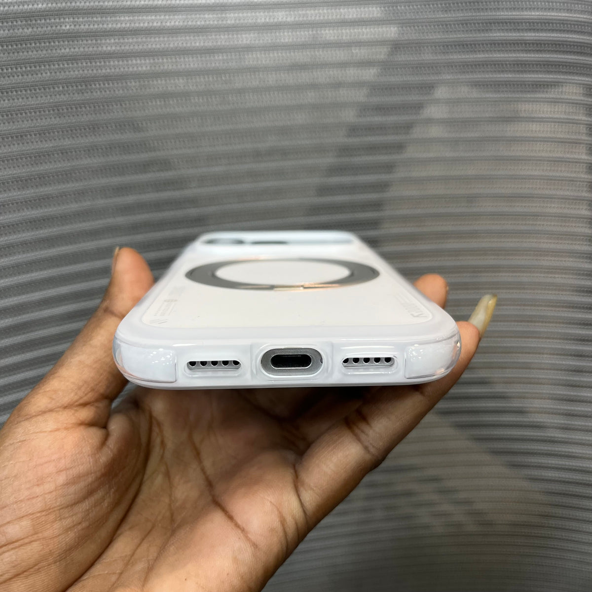 Premium AirBag Anti-Collision Metal Stand iPhone Case