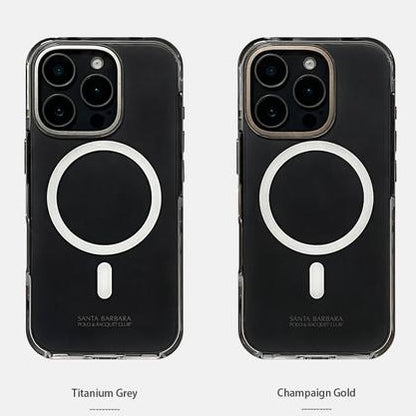 Transparent Metal Frame iPhone Case