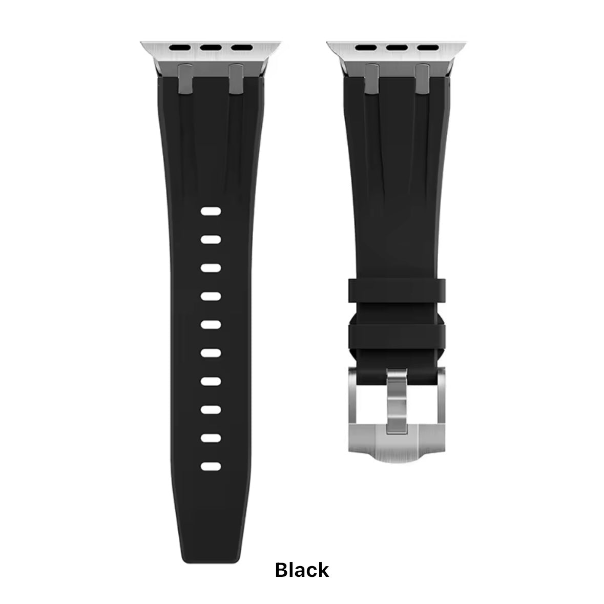Rubber with Metal Buckle Apple Watch Strap