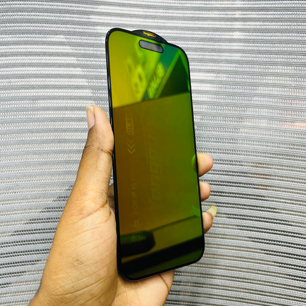 Shaded Privacy Mirror Tempered Glass