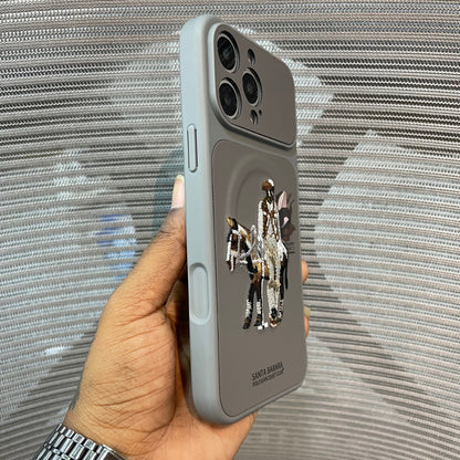 EmbroVault Luxe iPhone Case