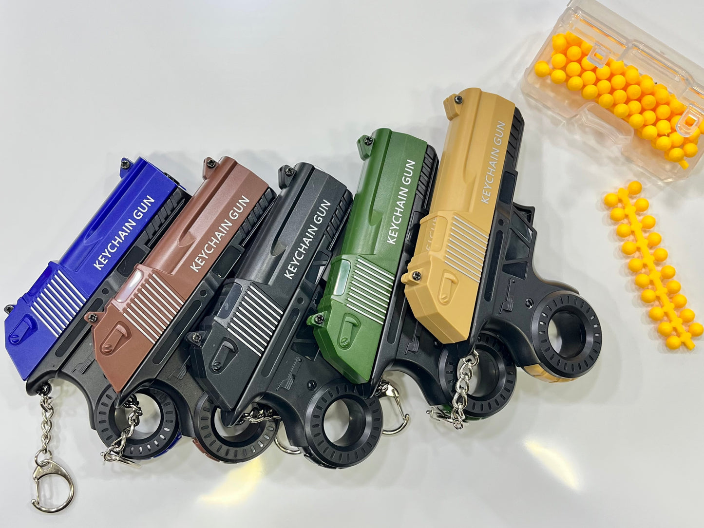 Bullet Spinner Gun Keychain