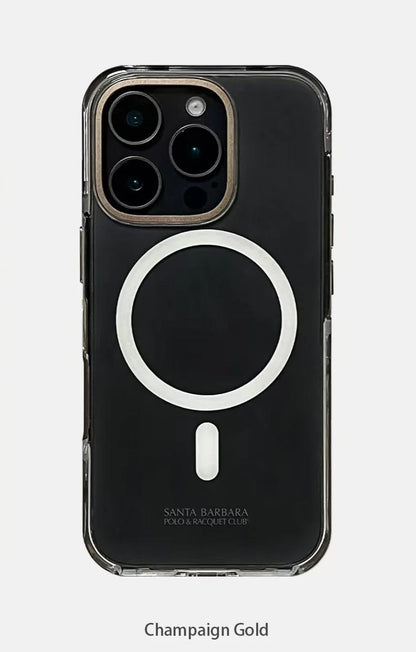 Transparent Metal Frame iPhone Case