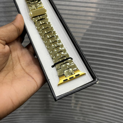 Golden Elite Stainless Steel iWatch Strap
